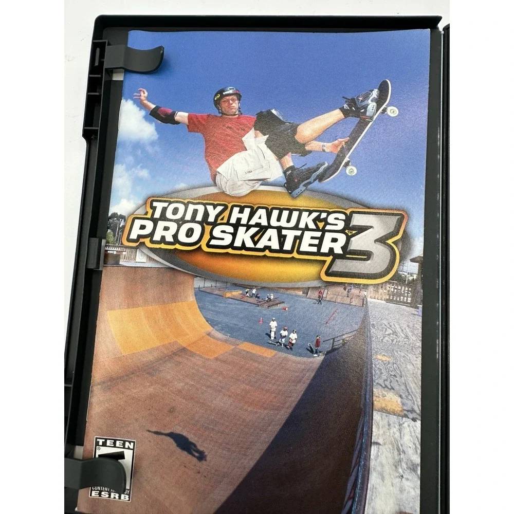 Tony Hawk's Pro Skater 3 PS2 Complete CIB NTSC Black Label Skate Game